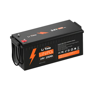 LiTime 24V 100Ah Lithium Battery for Marine Trolling Motor, RV