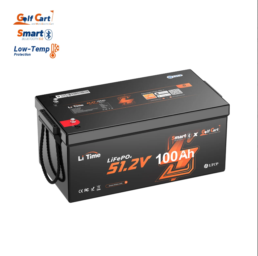 LiTime 51.2 48V100AH Smart Batteries