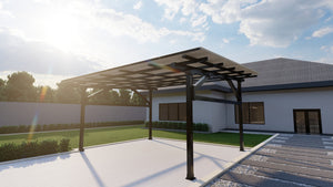 [2025] Chiko Maximo 185 Steel Solar Carport/Gazebo | 1-Car, 2-Car, 4-Car Options