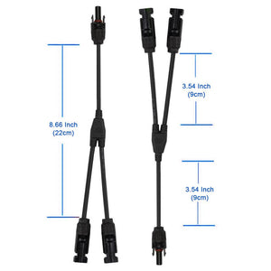 ACOPOWER 440Watts Flexible Solar RV Kit w/ 40A Waterproof Charge Controller, Solar Cable Wire,Tray Cable and Y Branch Connectors,Cable Entry Housing for Marine, RV, Boat, Caravan